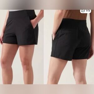 NWT Athleta Brooklyn Shorts | Size 2 Tall | Black